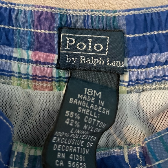 Polo Ralph Lauren swim shorts 18 mo - Picture 3 of 3